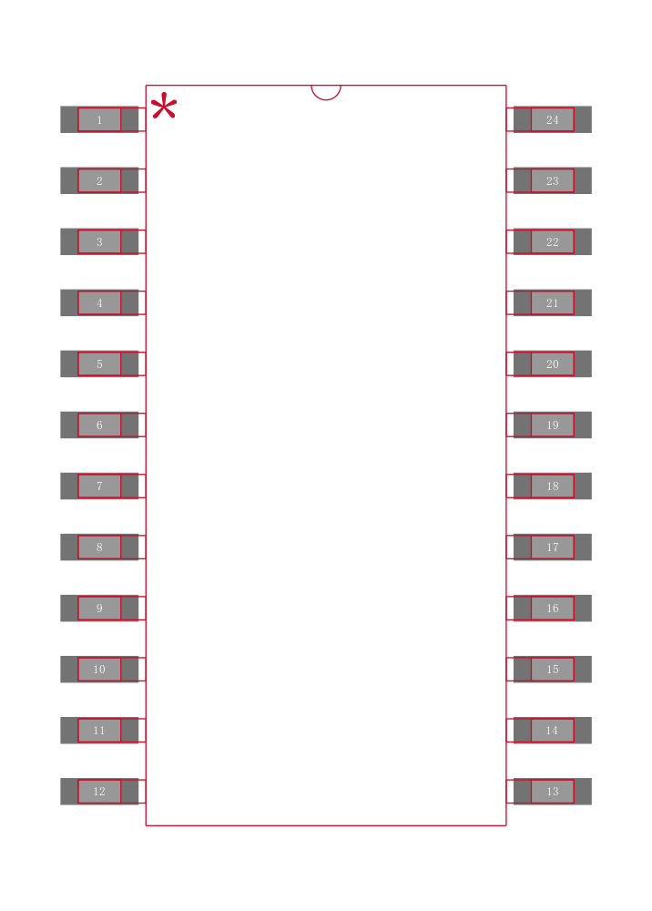 CAT5401WI-10-T1封装焊盘图