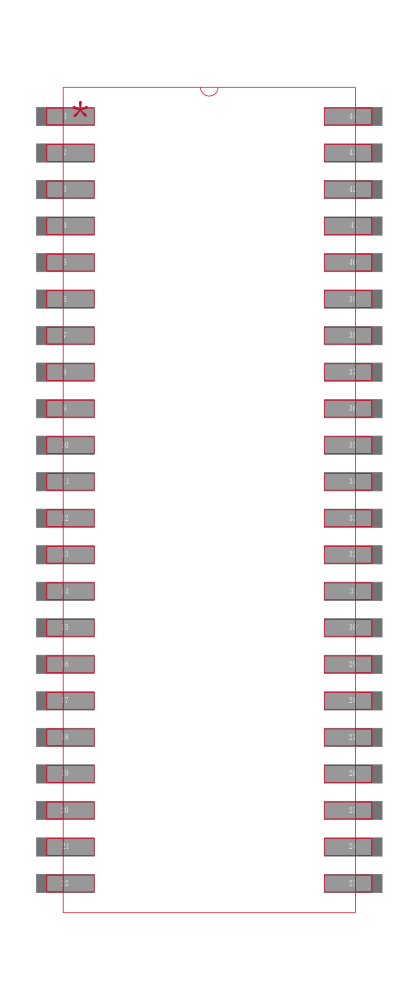 CY7C1021BNL-15VXC封装焊盘图