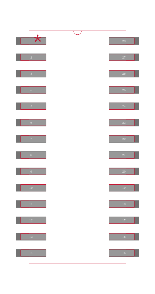 CY7C1399BN-15VXA封装焊盘图