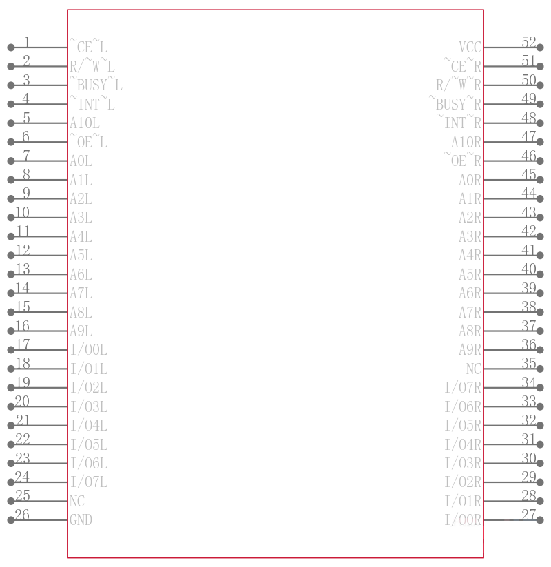 CY7C146-55JC引脚图