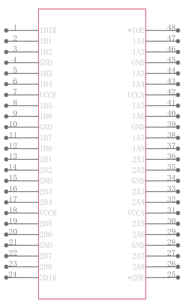 CAVCB164245MDGGEP引脚图