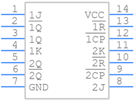 CD74HCT107E引脚图