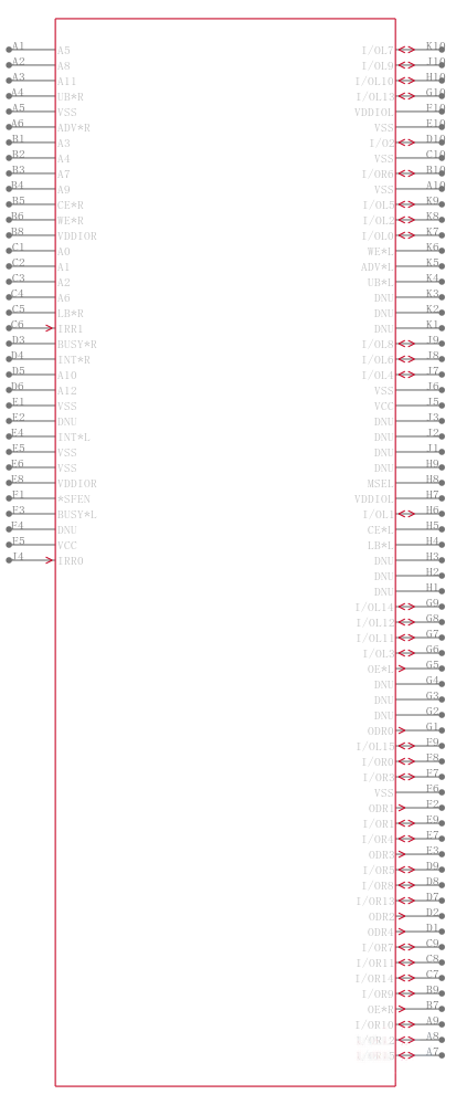 CYDMX064A16-90BVXI引脚图