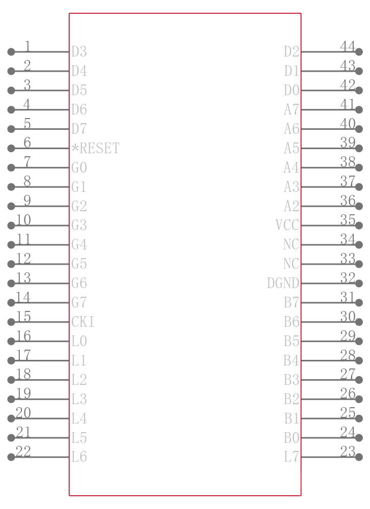 COP8SDR9HLQ8引脚图