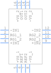 AD8426ACPZ-R7引脚图