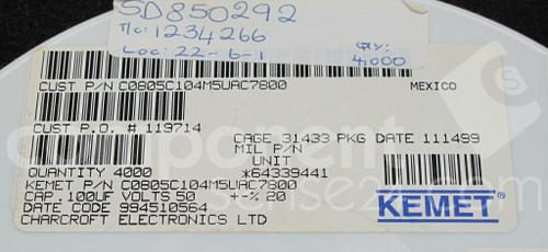 C0805C104M5UAC7800图片2