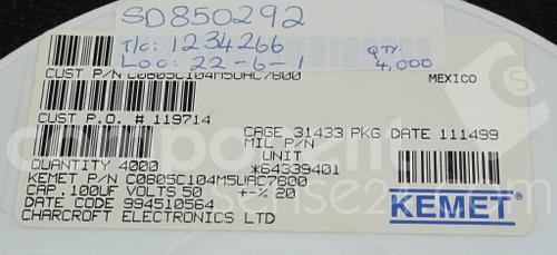 C0805C104M5UAC7800图片4