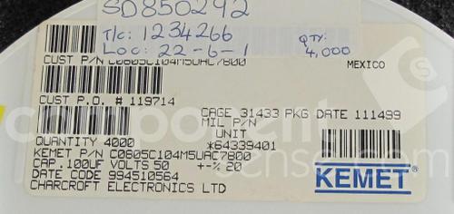 C0805C104M5UAC7800图片3