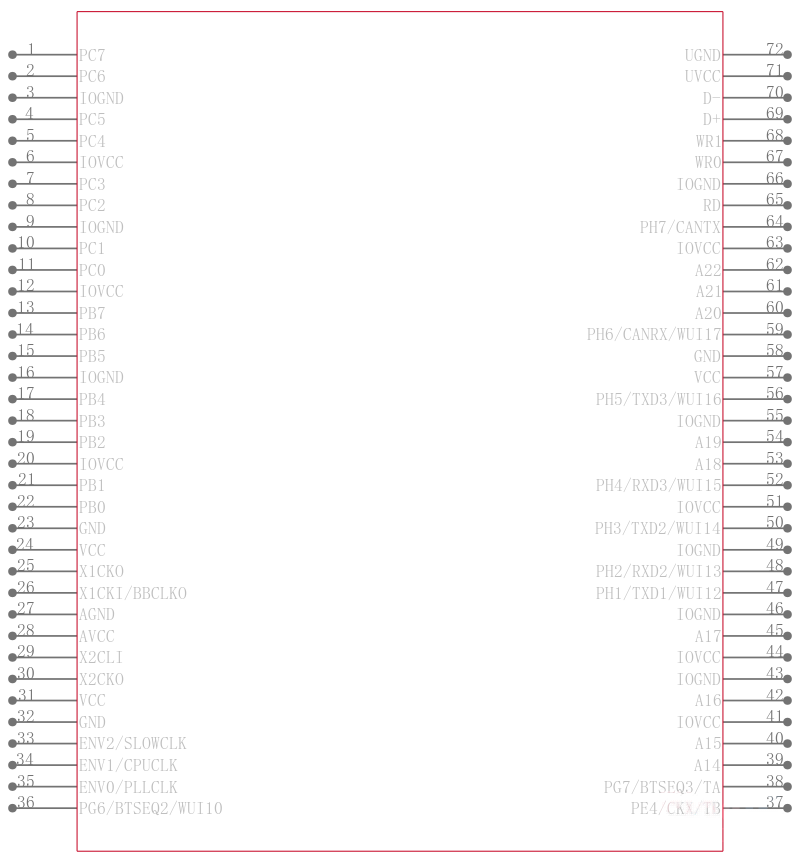 CP3BT26Y98AGK/NOPB引脚图