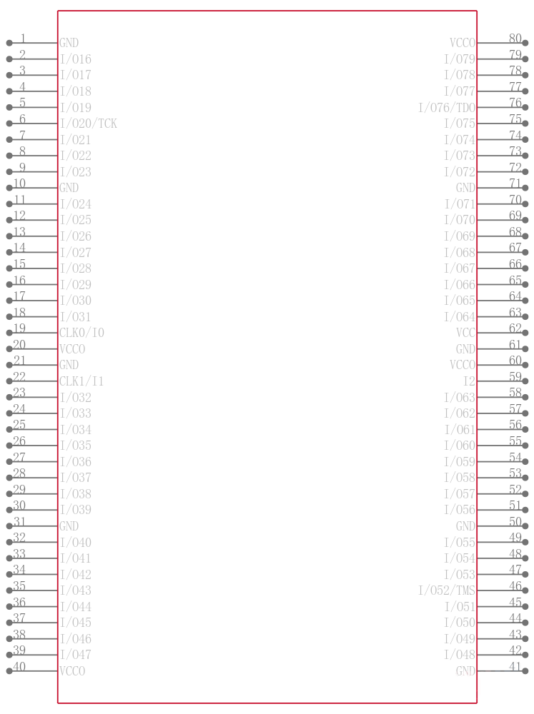 CY37256P160-83AI引脚图