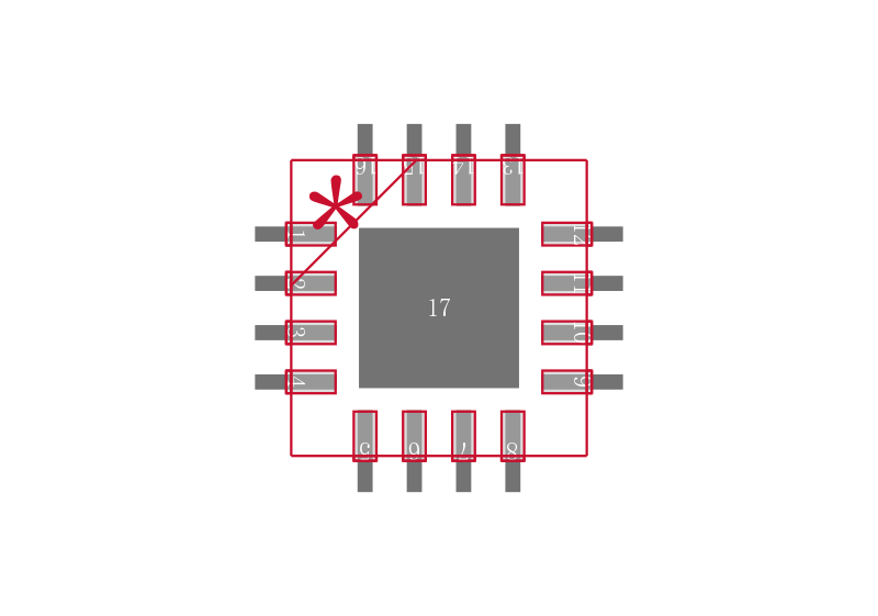 AD5121BCPZ100-RL7封装焊盘图