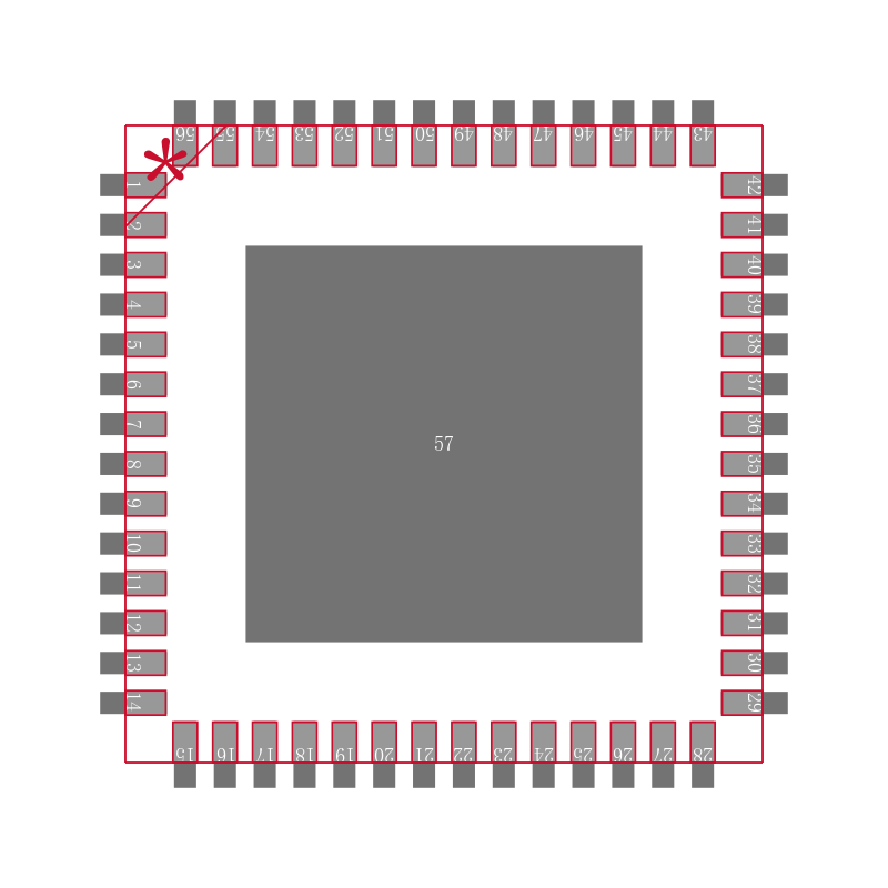 AD8196ACPZ封装焊盘图