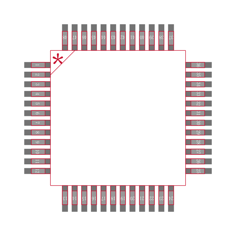 ADM1026JST-REEL7封装焊盘图