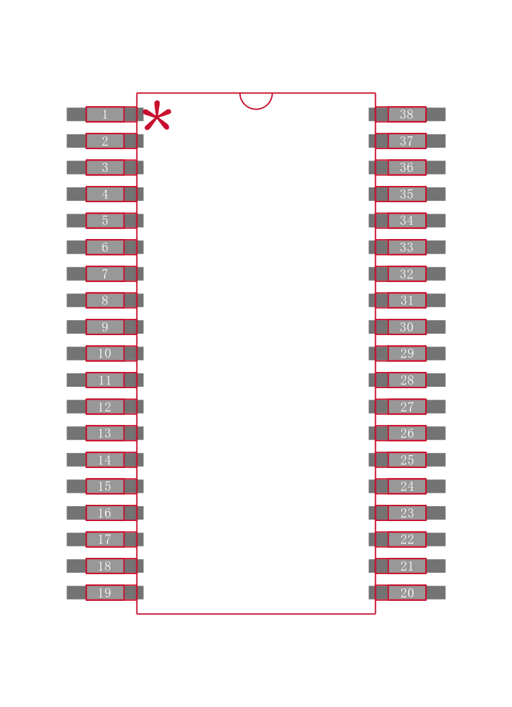 ADM2209EARUZ封装焊盘图