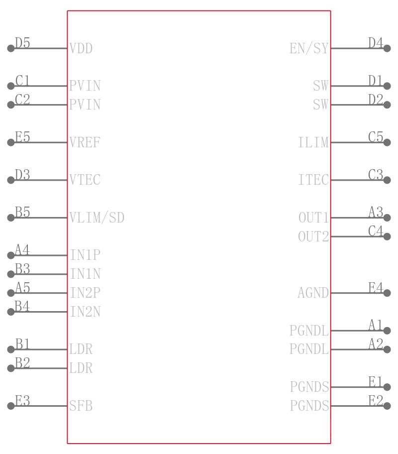 ADN8834ACBZ-R7引脚图