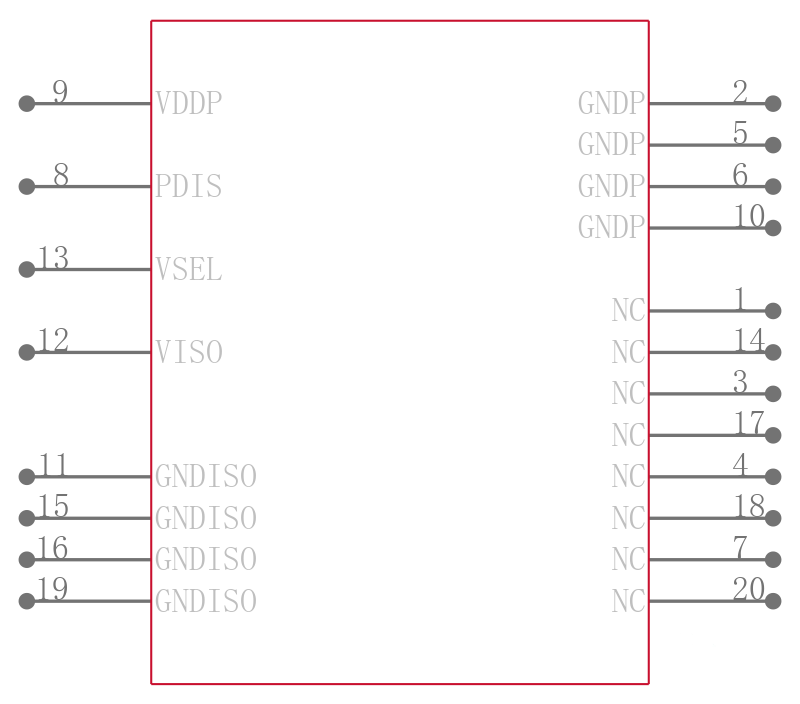 ADUM6010ARSZ引脚图