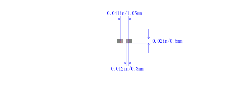 CRCW04021R00FNTD封装图