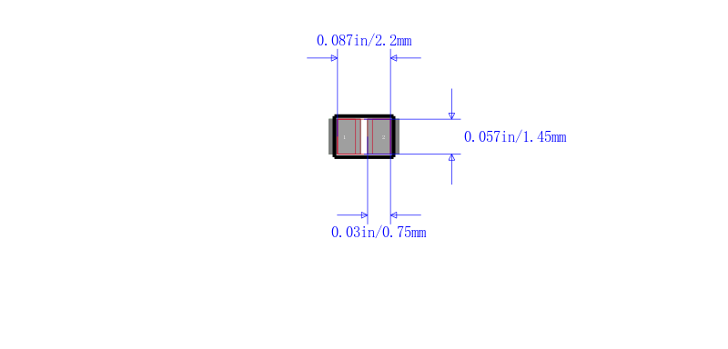 C0805C225K8RAC7210封装图