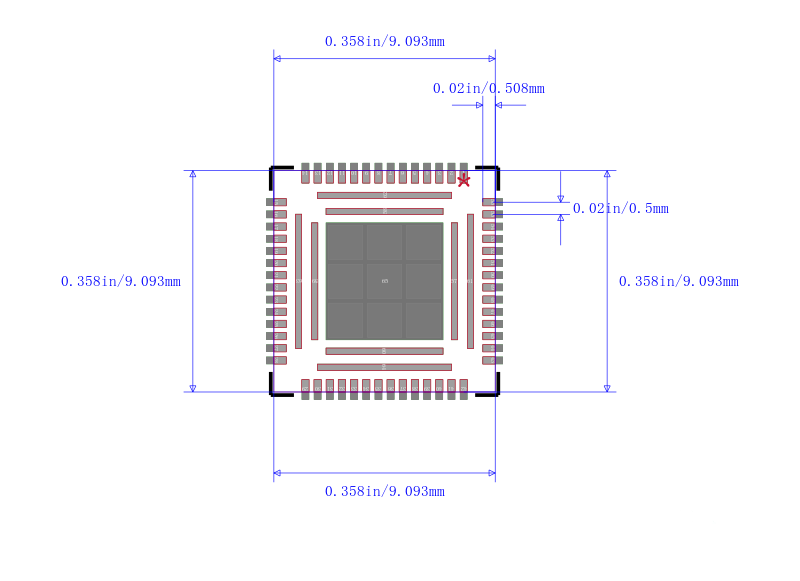 DP83847ALQA56A封装图