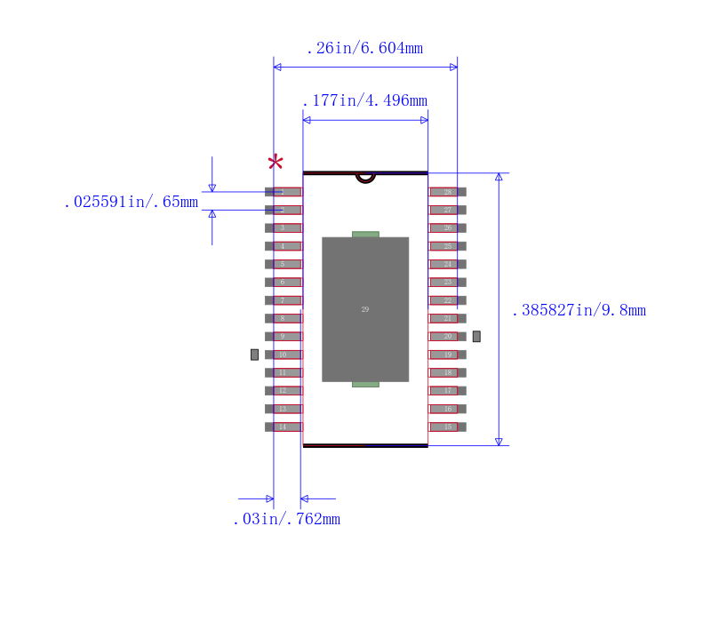 DRV8811PWP封装图