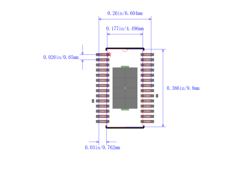 DRV8811PWPR封装图