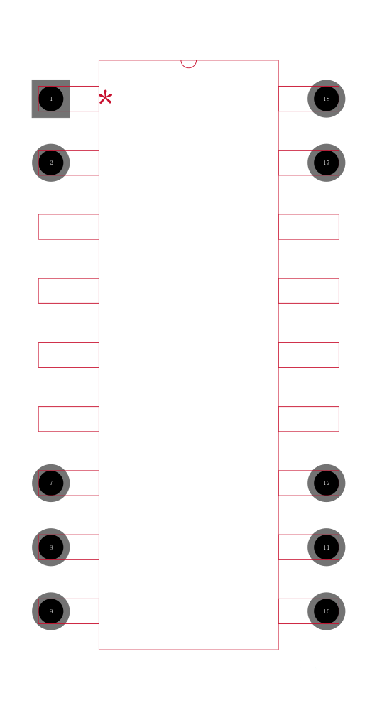 DCR022405P-U/700封装焊盘图