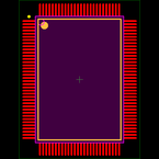 DP83865DVH封装焊盘图
