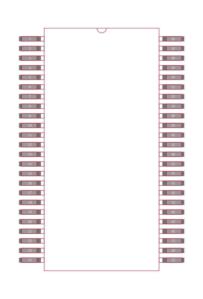DS89C387TMEA/NOPB封装焊盘图
