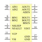 DRV8833PWP引脚图