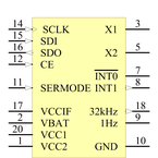 DS1306EN+引脚图