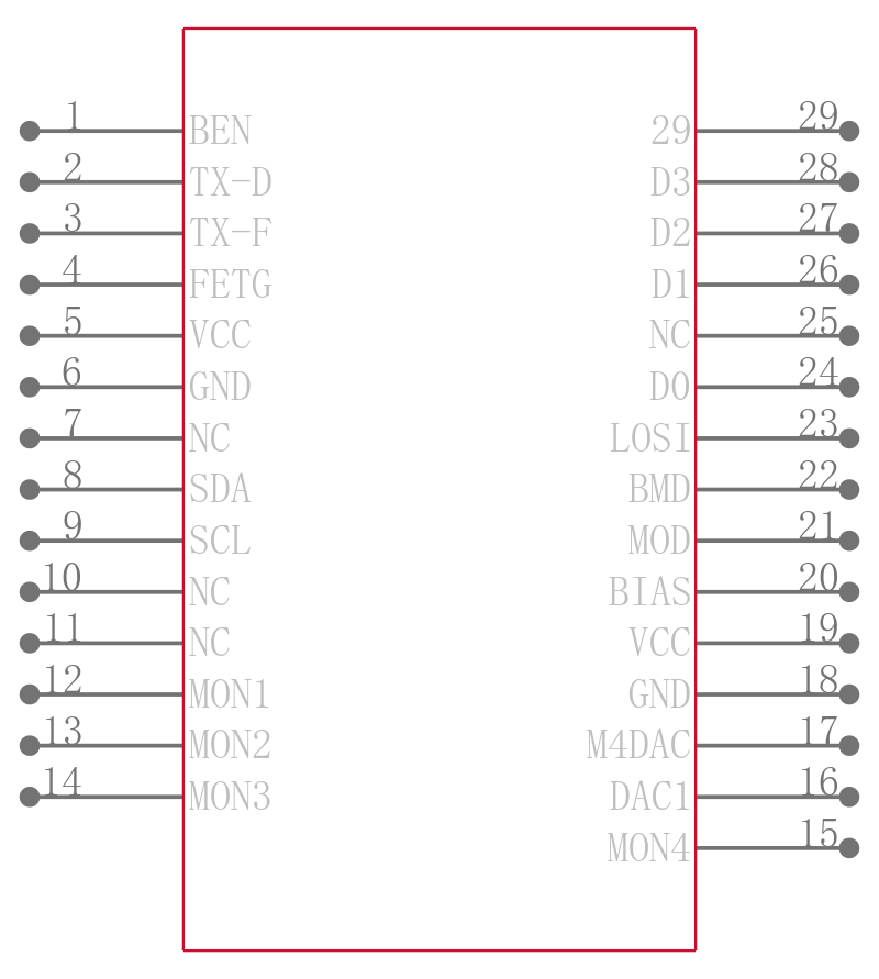 DS1865T+T&R引脚图