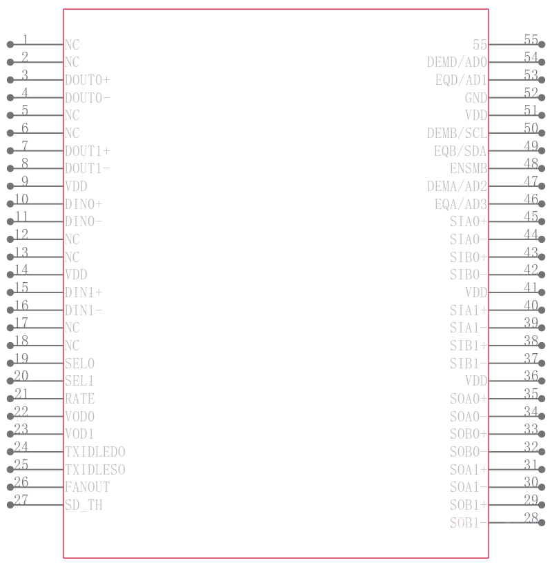 DS64MB201SQ/NOPB引脚图