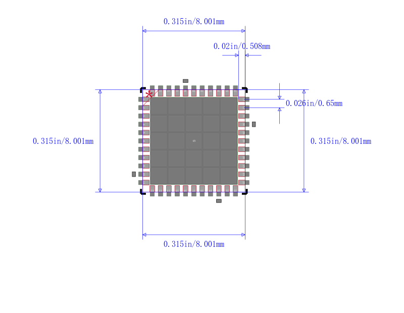 DSPIC33FJ128MC204-I/ML封装图