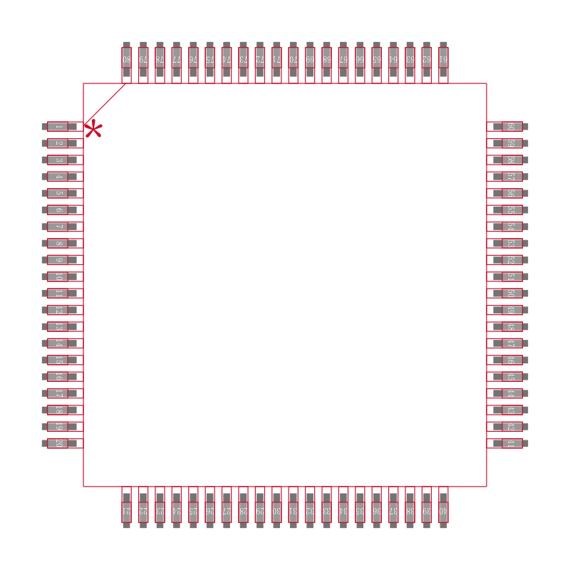 DP83849IVS封装焊盘图