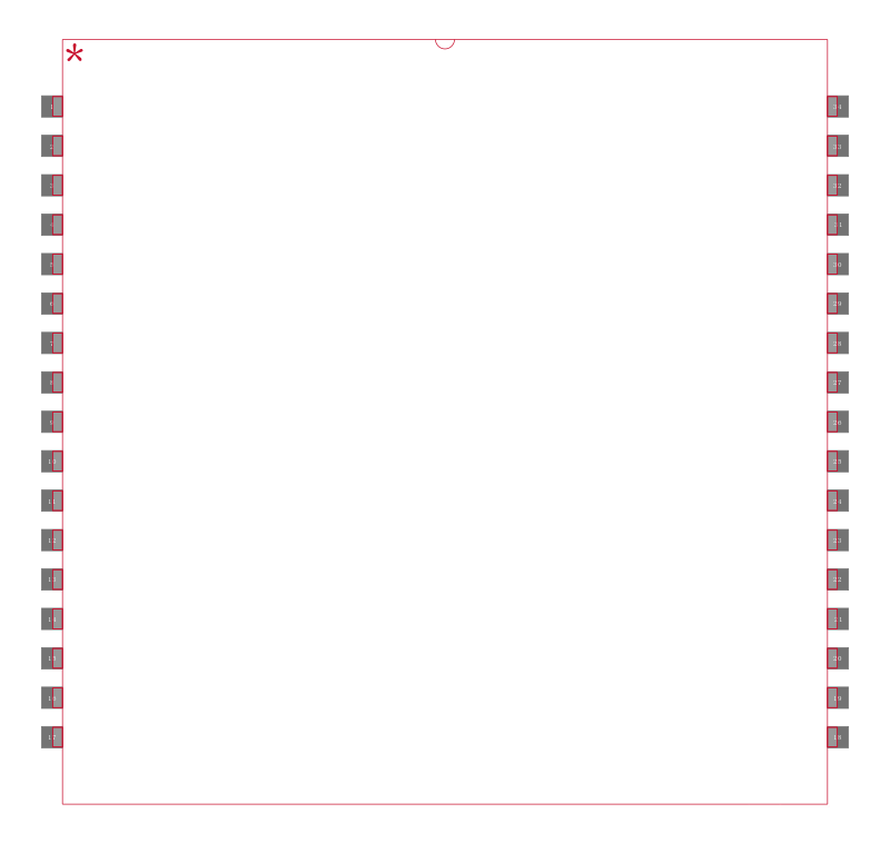 DS9034I-PCX+封装焊盘图
