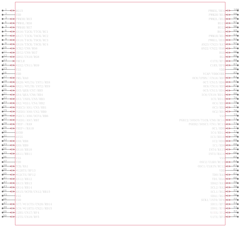 DSPIC33FJ128MC510A-E/PT引脚图