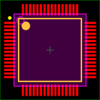 DSPIC33FJ32GS406-I/PT封装焊盘图